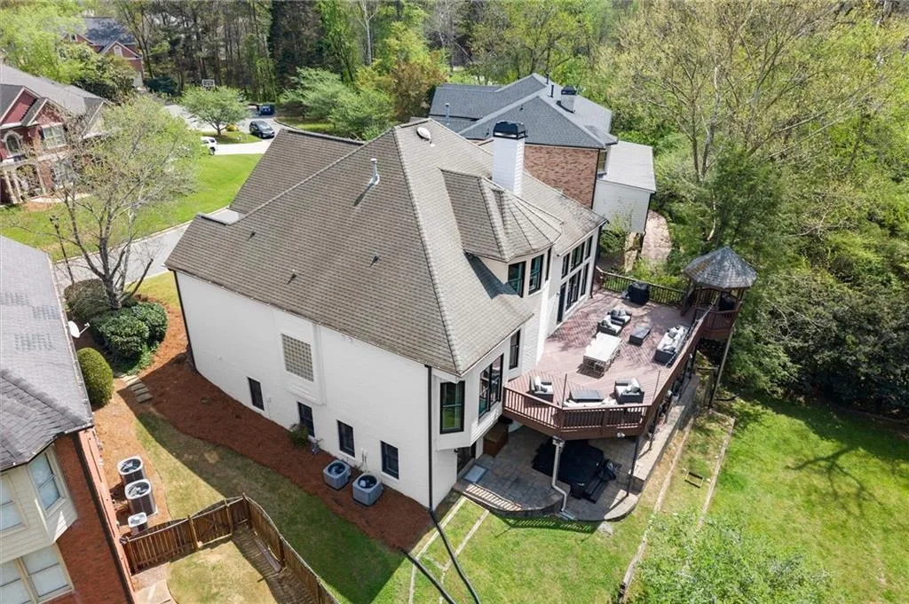Four-side brick home in Sandy Springs