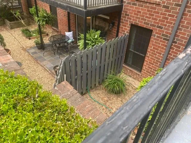 View of Courtyard  from upper walkway