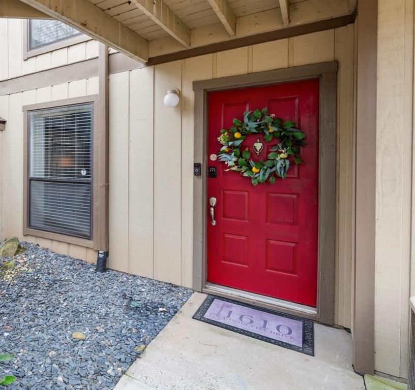 View of entrance to property