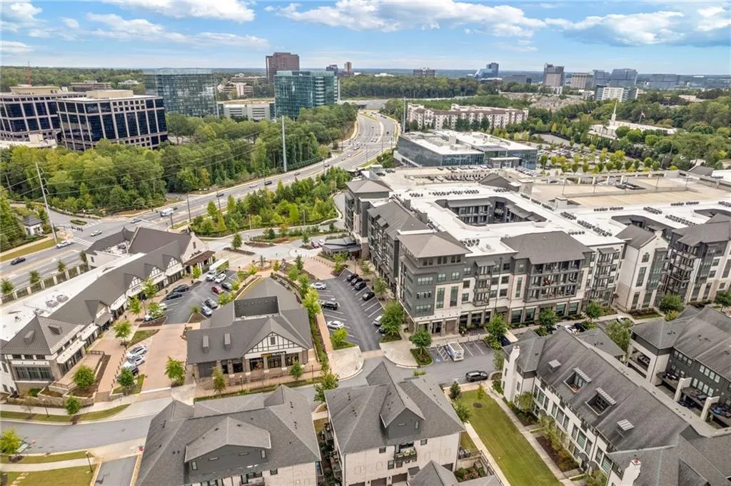 View of urban area featuring a tree filled landscape