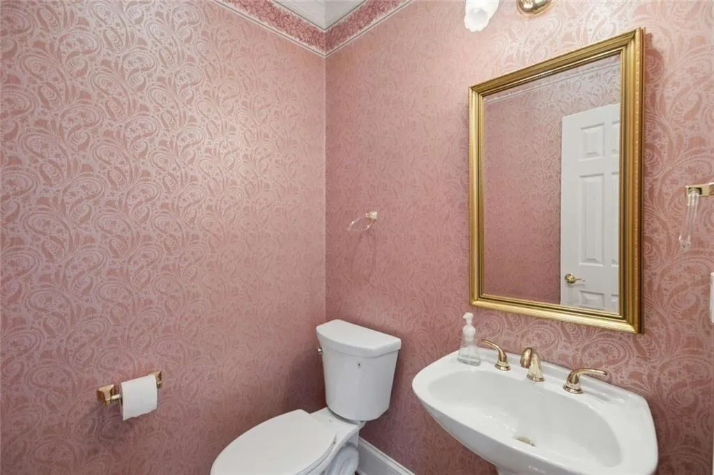 Main floor powder room.