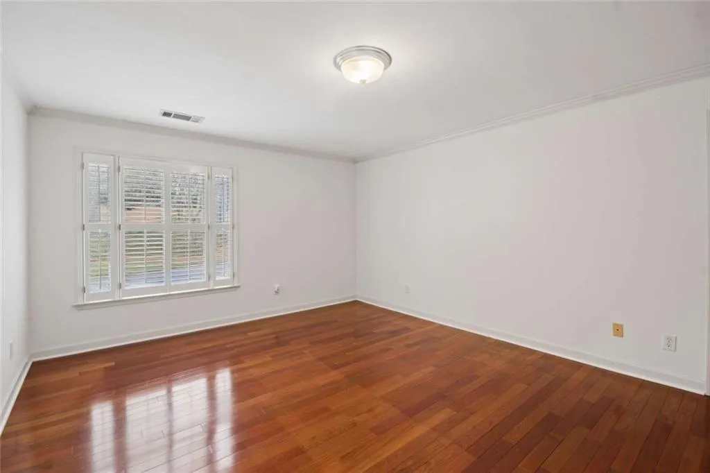 One of three upstairs bedrooms.