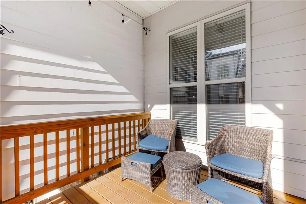 View of deck
