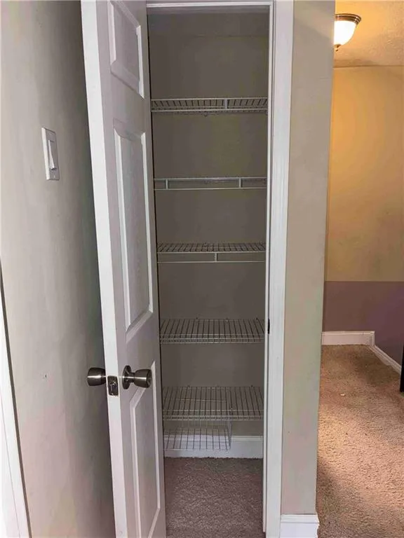 View of closet in the hallway on the second floor View of closet in the hallway on the second floor