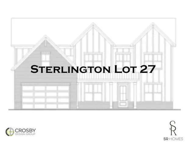 Architectural Elevation. Marketing representation of the property at Sterlington Lot 27, prepared by SR Homes in collaboration with Crosby Residential Group