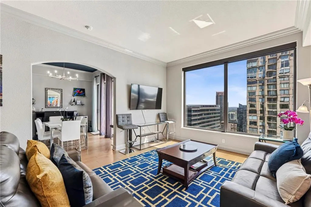 Separate living room and dining room.