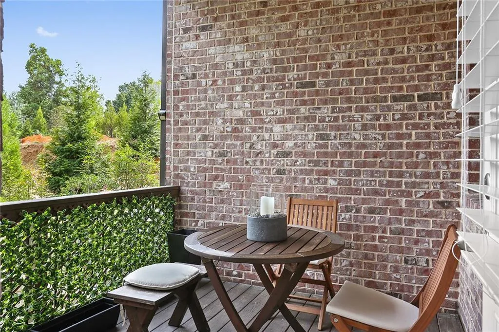 Beautiful lower level private deck.