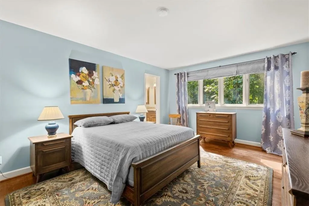 Bedroom featuring hardwood / wood-style floors