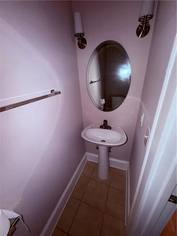 half bath on main level