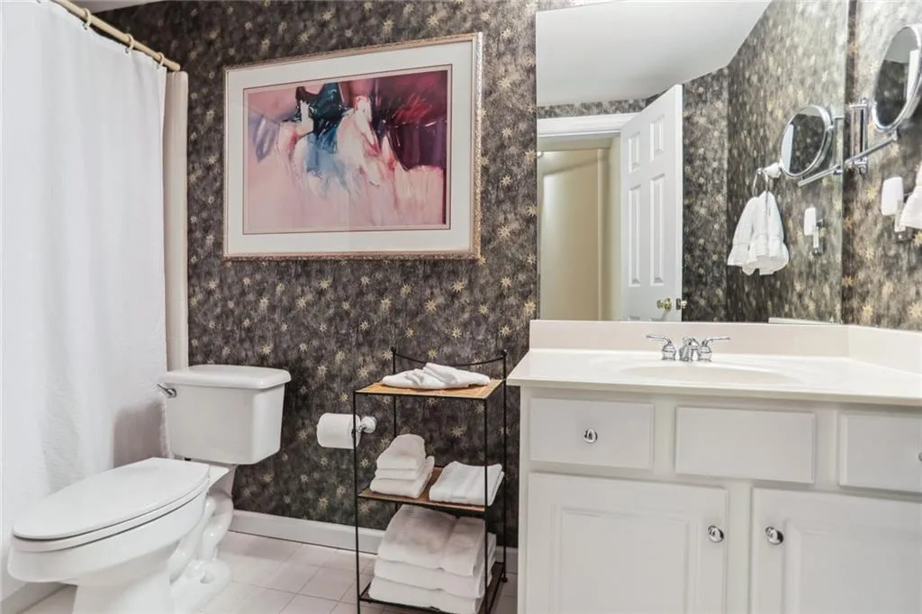 795 Spalding Heights Drive~ Full, finished bathroom in the Terrace Level features a tub/shower combination and a single vanity.