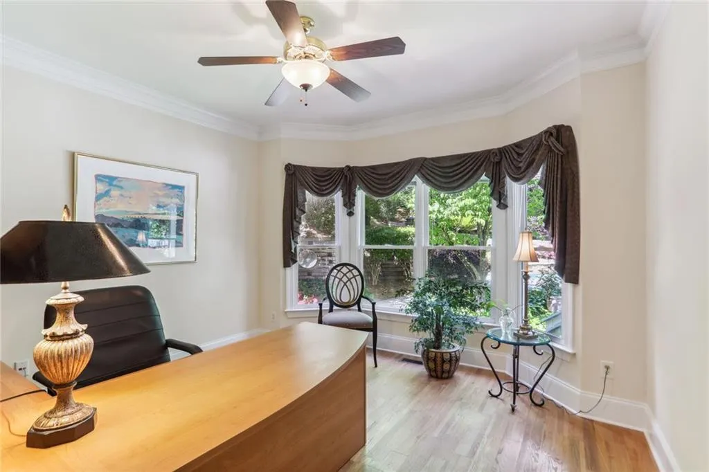 795 Spalding Heights Drive~ The main level also has the convenient Office which is a joy to work in while admiring the view of the backyard.