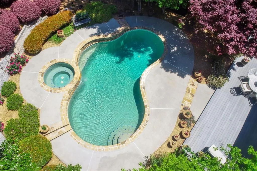 795 Spalding Heights Drive~ An aerial view of this stunning property!