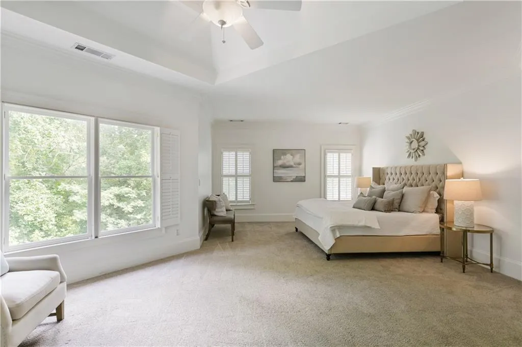 Oversized Primary Bedroom with sitting area.
