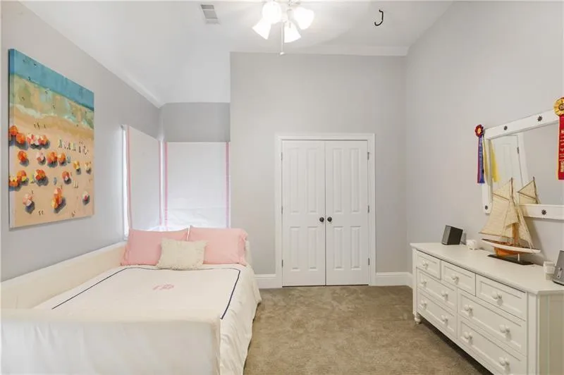2 of 3 secondary bedrooms with jack and jill bath.