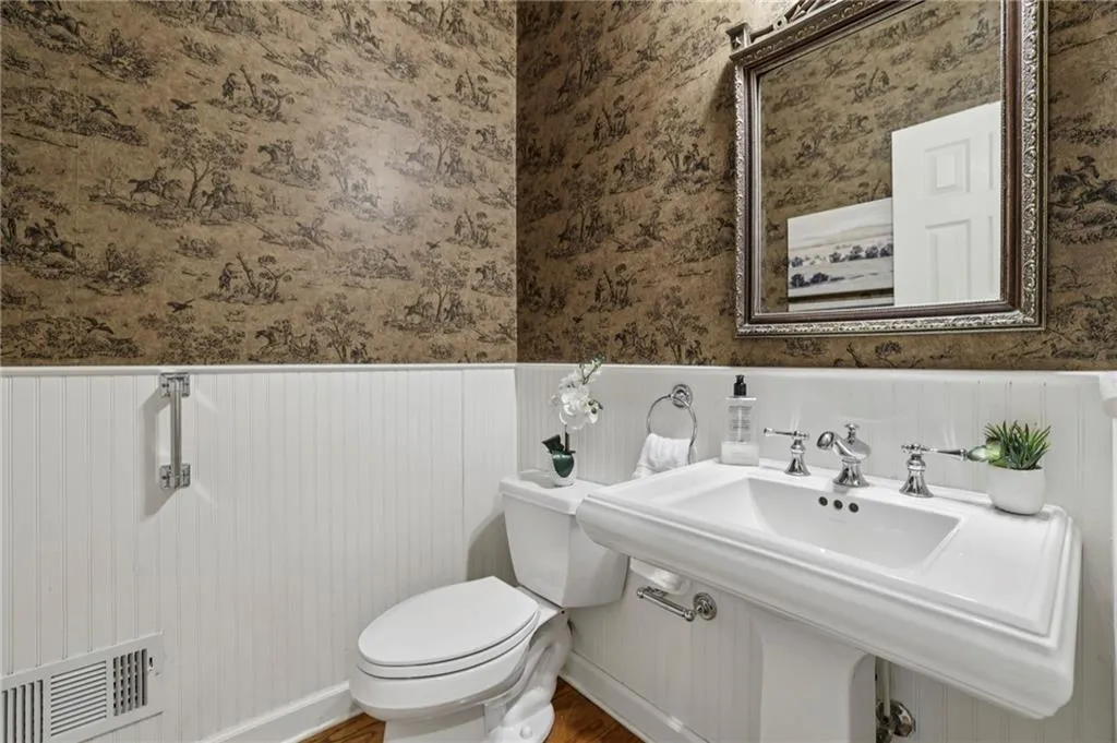 Powder room on main level