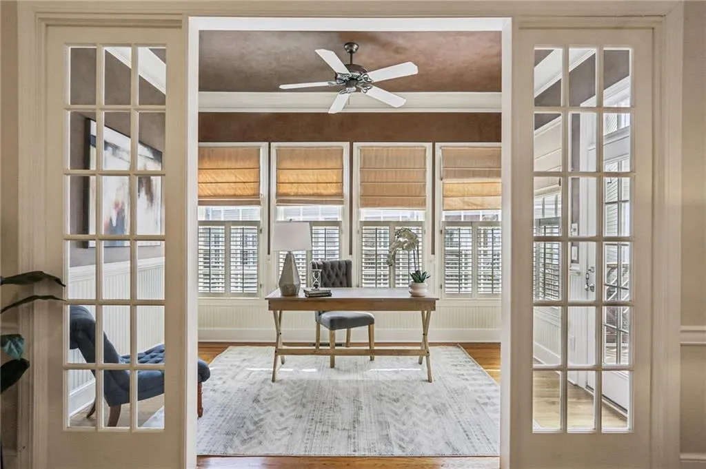Sunroom - perfect for office or a comfortable space to enjoy the sunlight