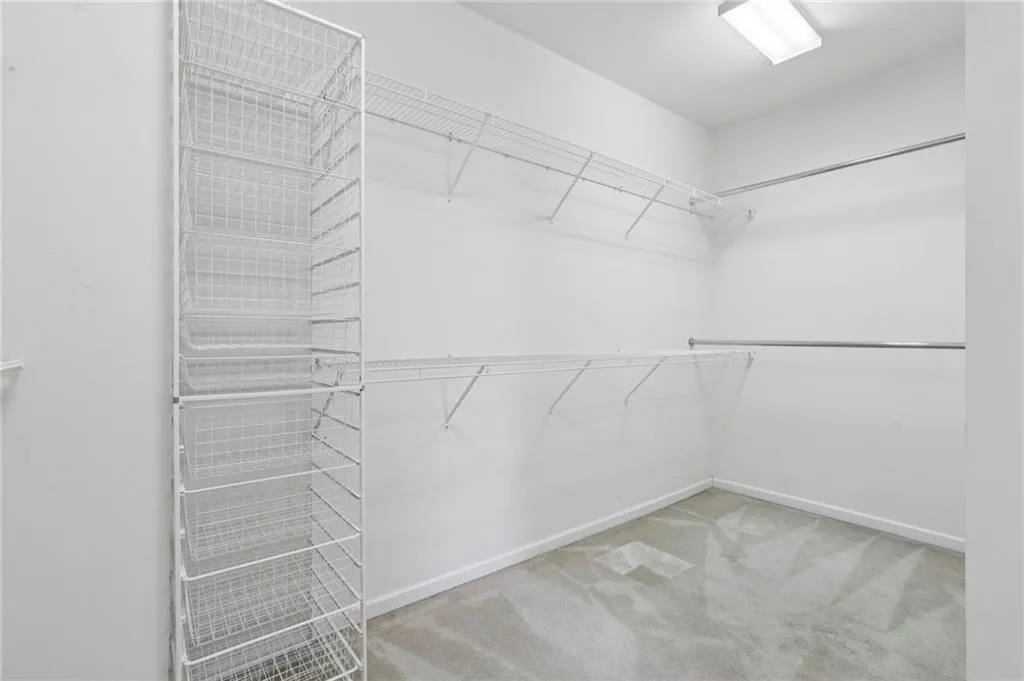 Primary closet