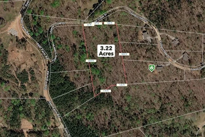 Plat map. Illustrating the boundaries and dimensions of the property