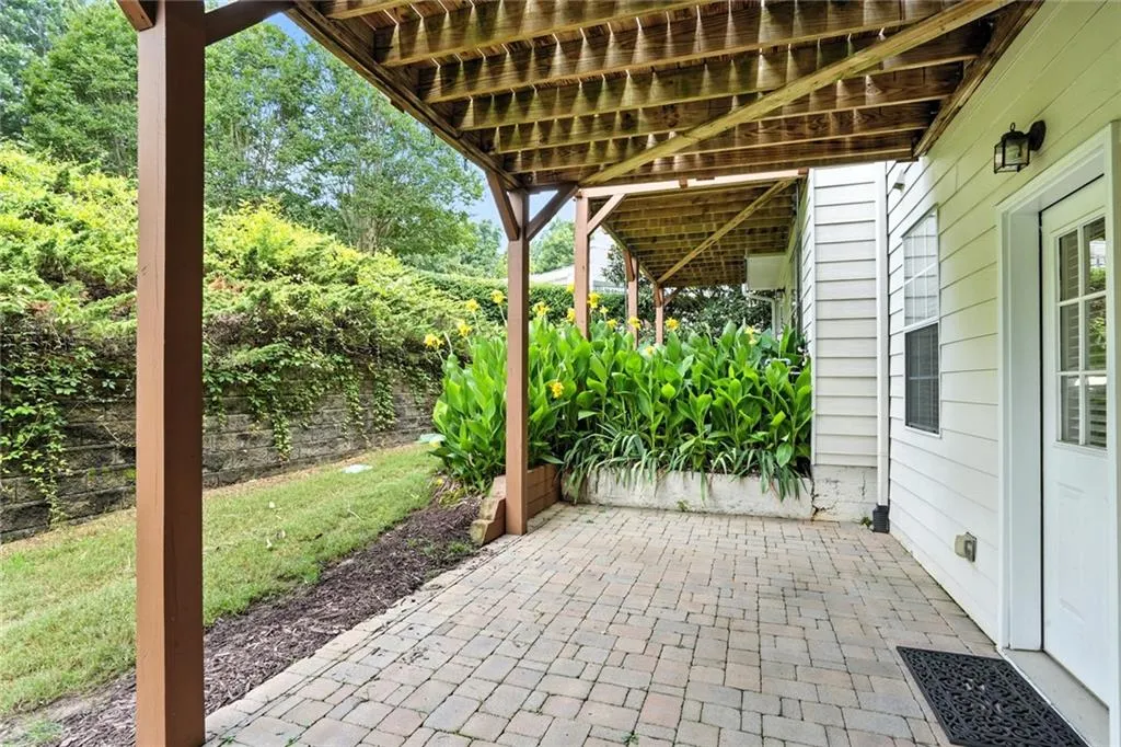 Covered patio