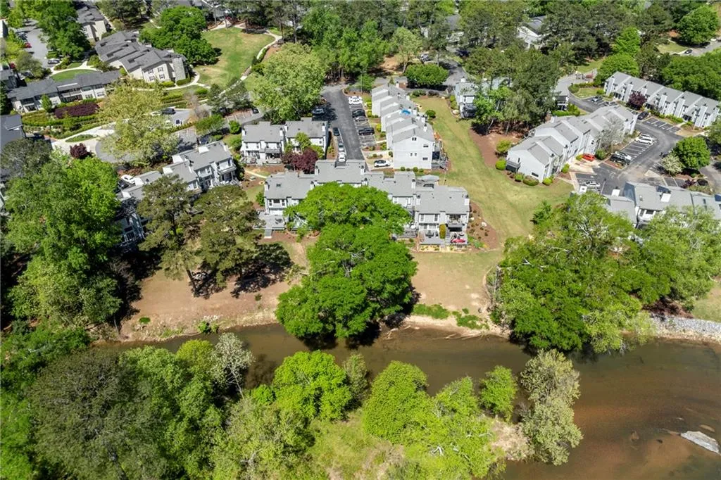 Aerial view of community