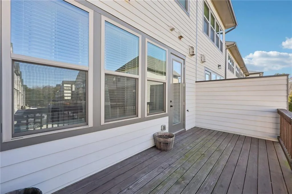 View of deck
