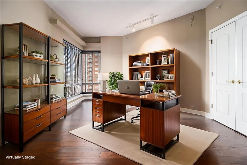 Virtually Staged office option