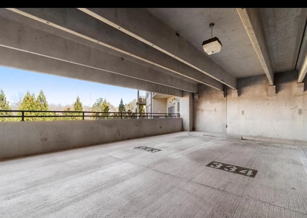 View of garage 2 deeded parking spaces