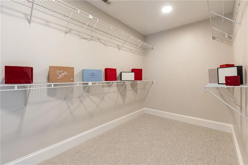 enormous walk-in closet