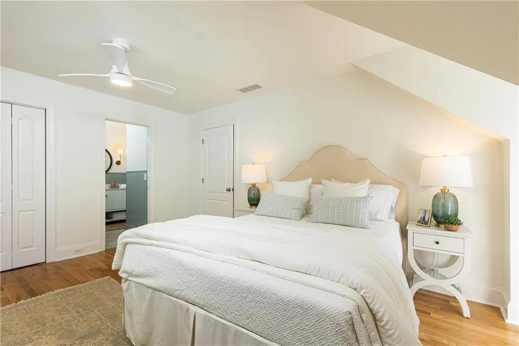 View of bedroom 3 closet and bathroom access