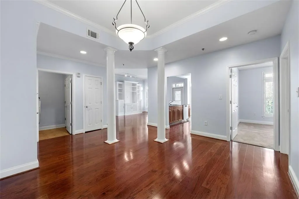 Back of dining area, looking into the rest of the house