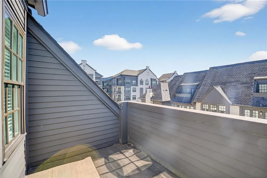 Patio / terrace featuring a residential view