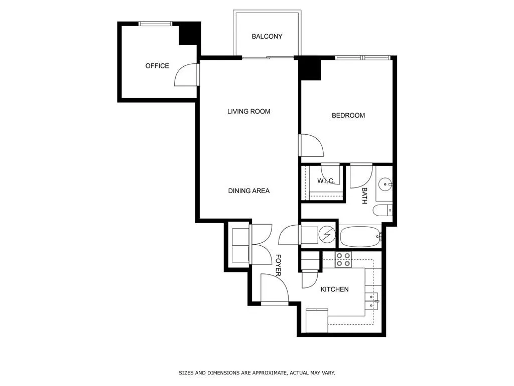 195 14th Street Ne Unit 703, Atlanta, Georgia 30309, 1 Bedroom Bedrooms, ,1 BathroomBathrooms,Residential,For Sale,195 14th Street Ne Unit 703,7646639
