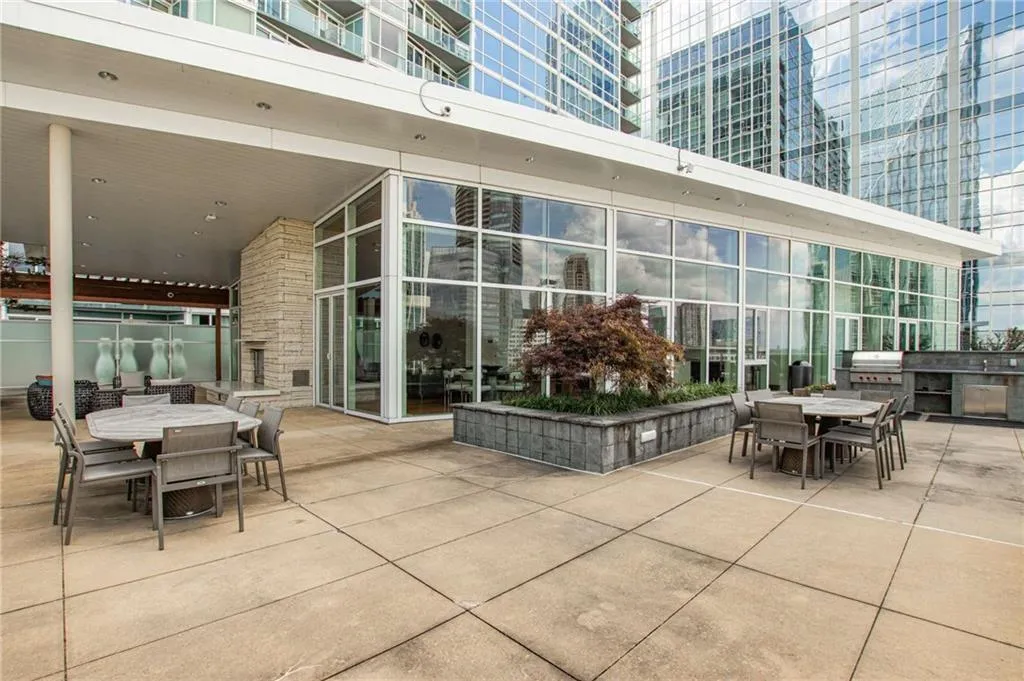 View of patio / terrace with outdoor dining area and area for grilling
