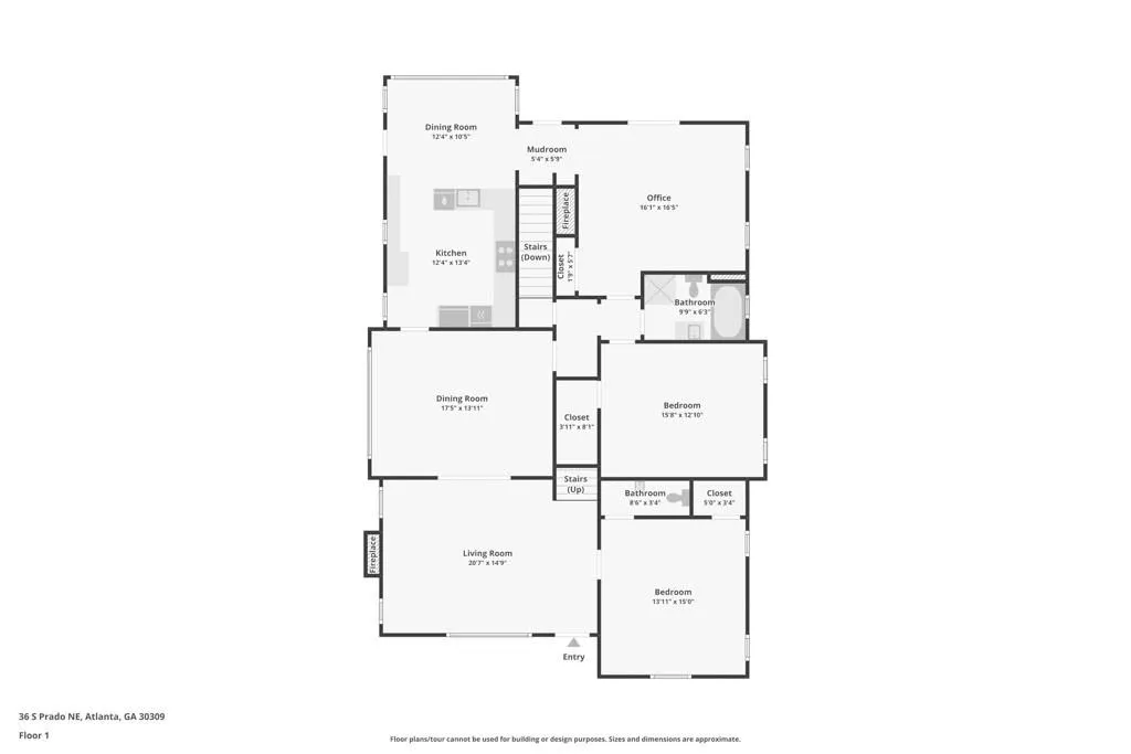 36 S Prado Ne, Atlanta, Georgia 30309, 4 Bedrooms Bedrooms, ,3 BathroomsBathrooms,Residential,For Sale,36 S Prado Ne,7649958