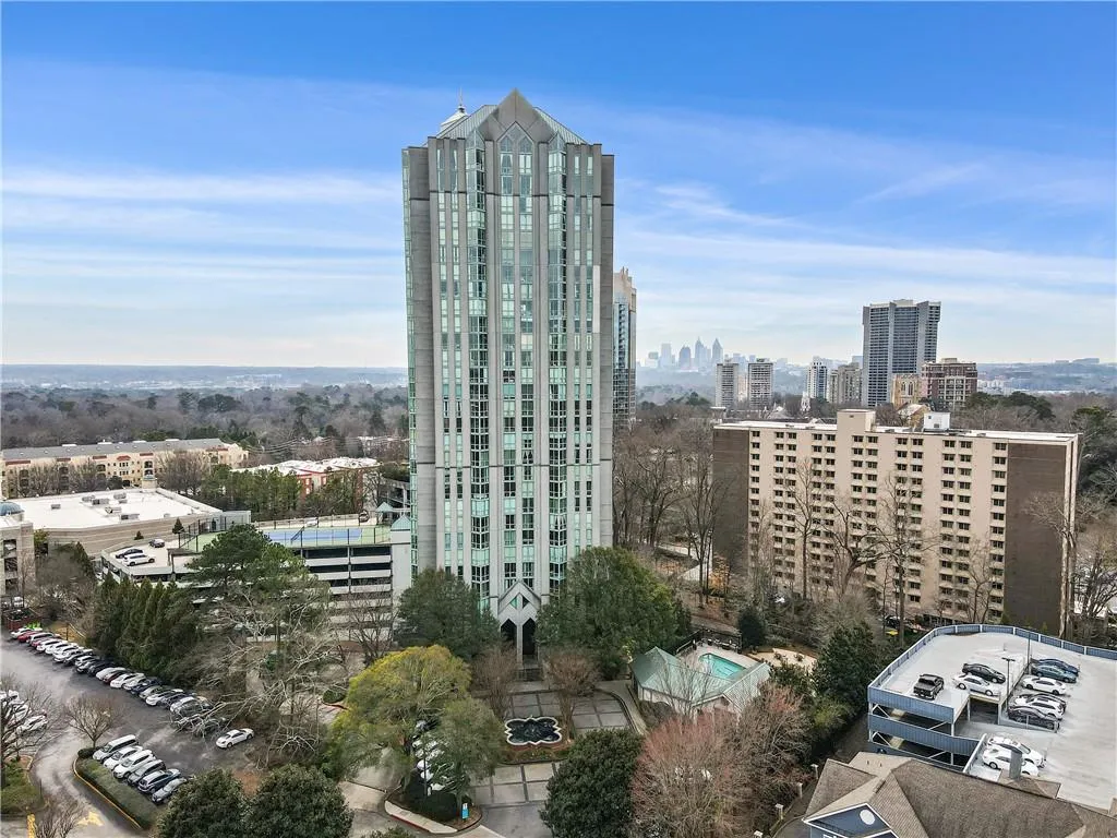 View of city skyline