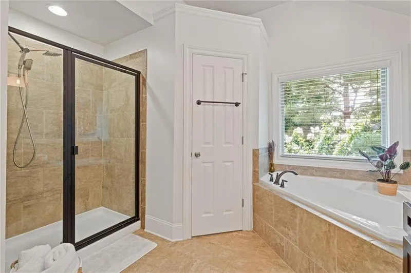 Large separate shower