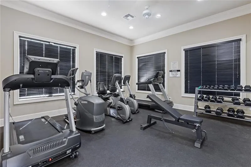 Community workout room