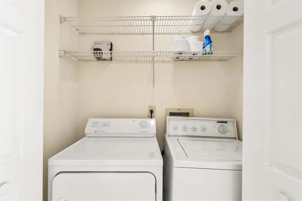 Laundry in hall