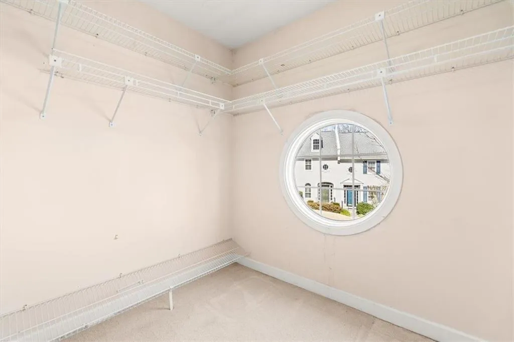 Primary large walk in closet