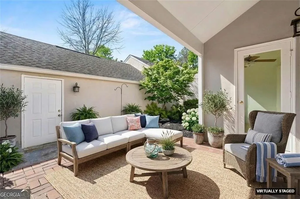 Private patio