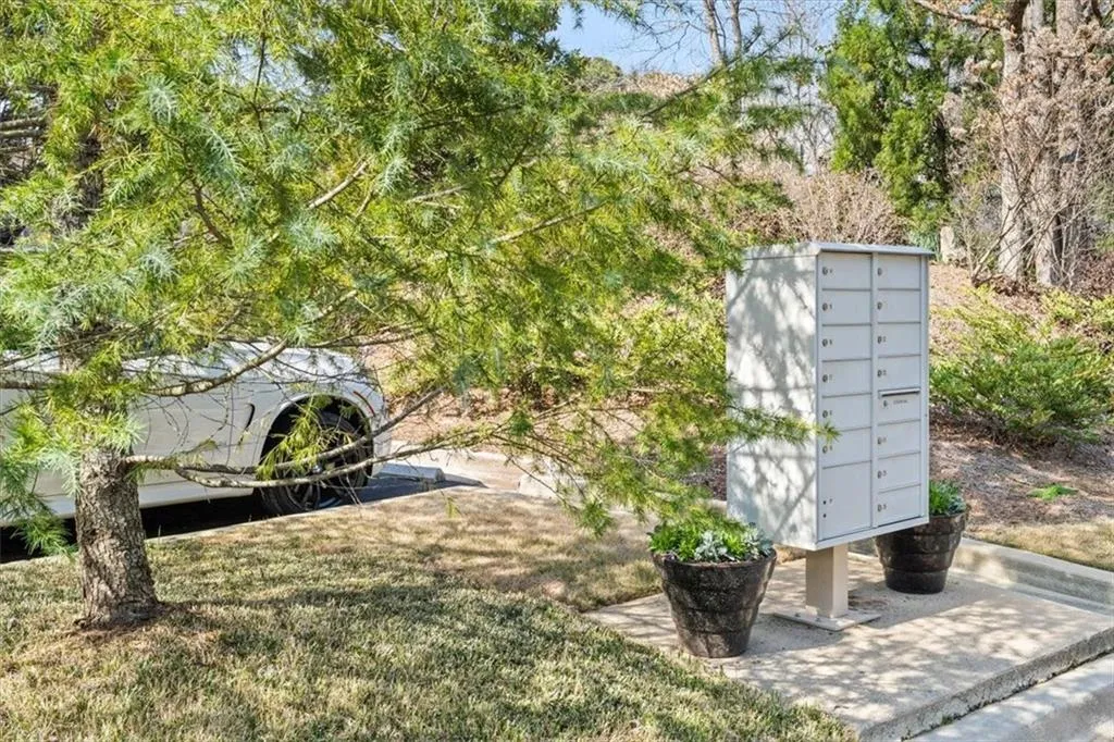 Guest parking and mailboxes