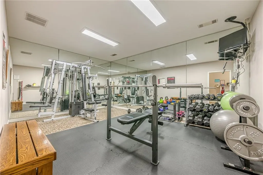 View of exercise room