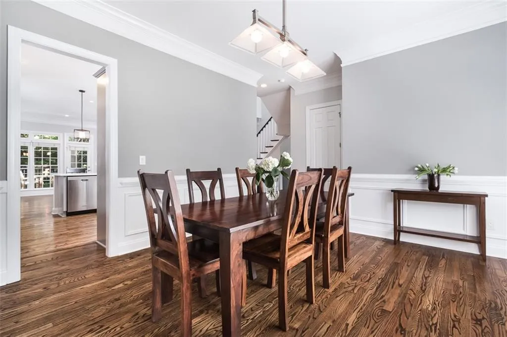 Separate dining room off the kitchen. This room could also serve as a very nice home office.