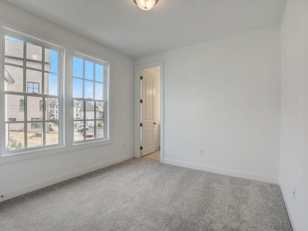 Bedroom on upper level with jack and jill bath in between!