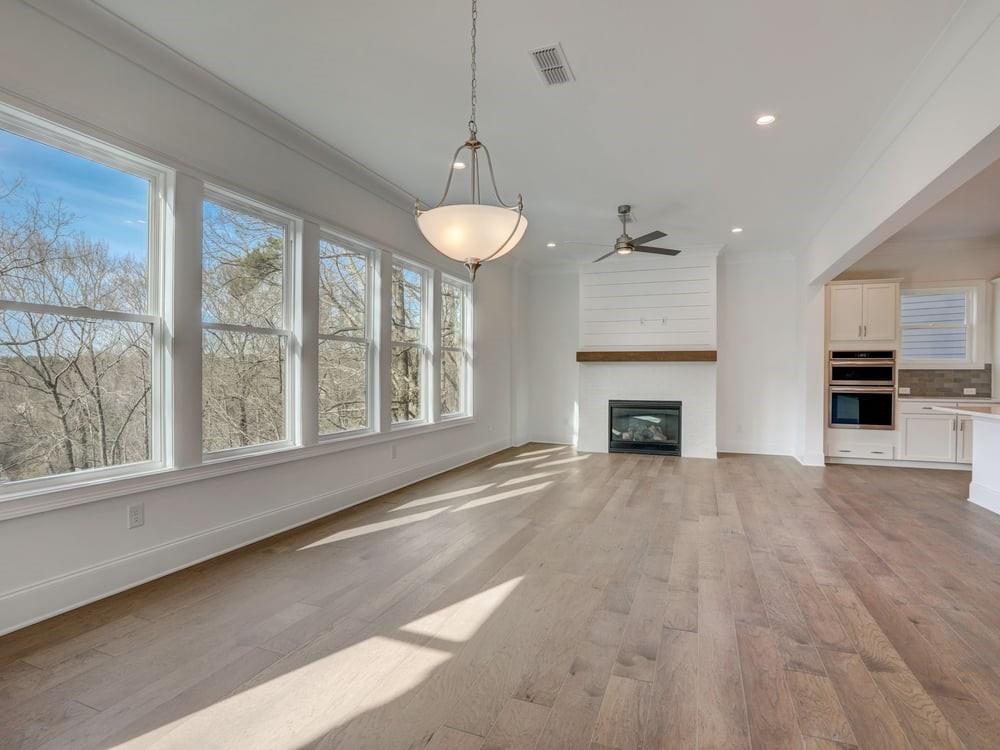 The Family Room in the Tredesca has gorgeous views to our community park!