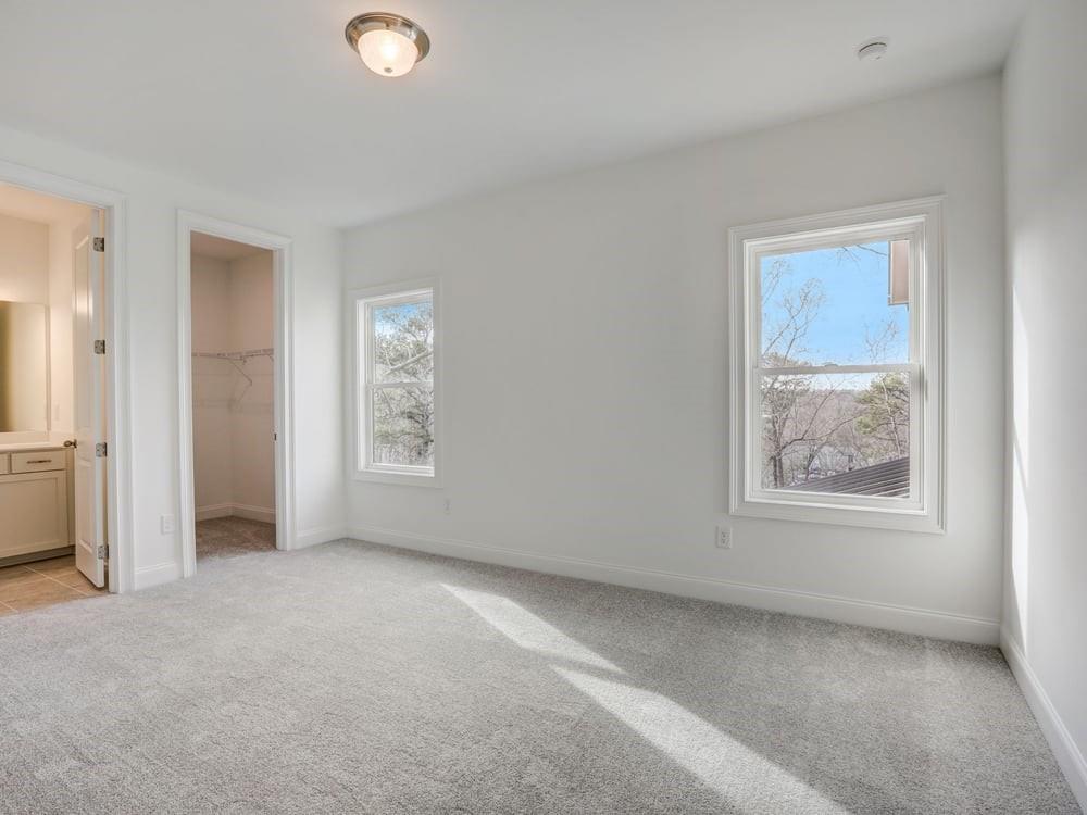 Rear upstairs bedroom overlooks the park!