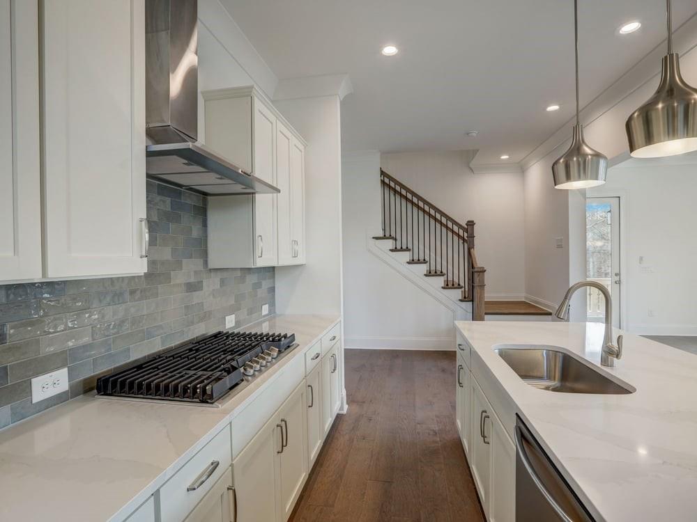 View of the Kitchen with gorgeous island!