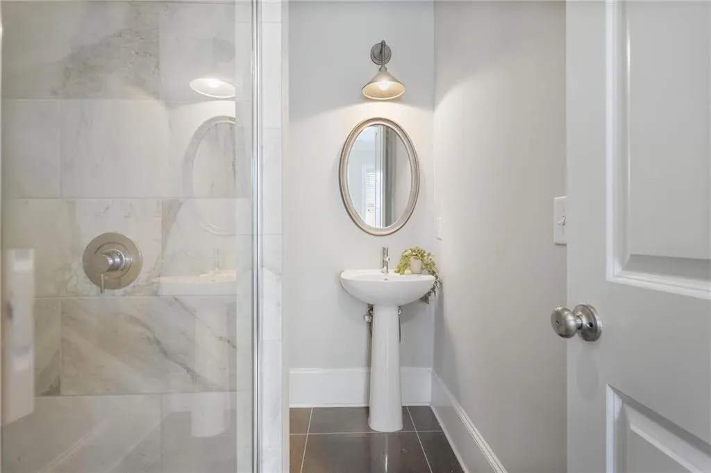 Full bath off of Office/Flex space