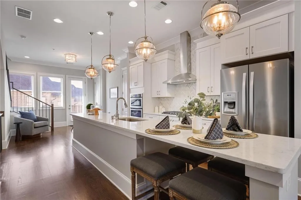 Kitchen with view to Dining area