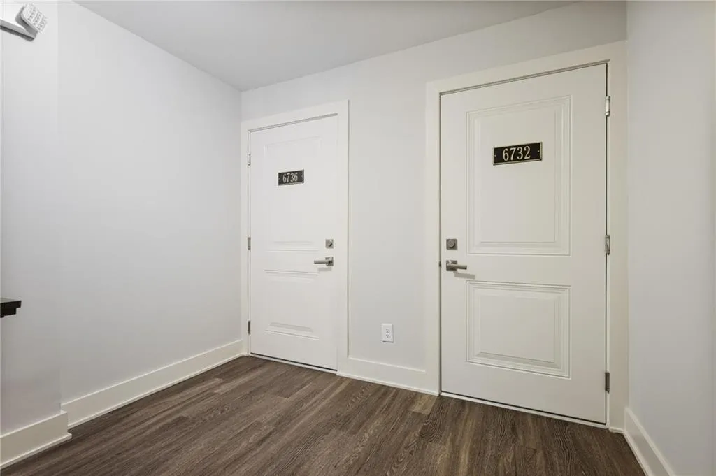 Secure entrance to garage